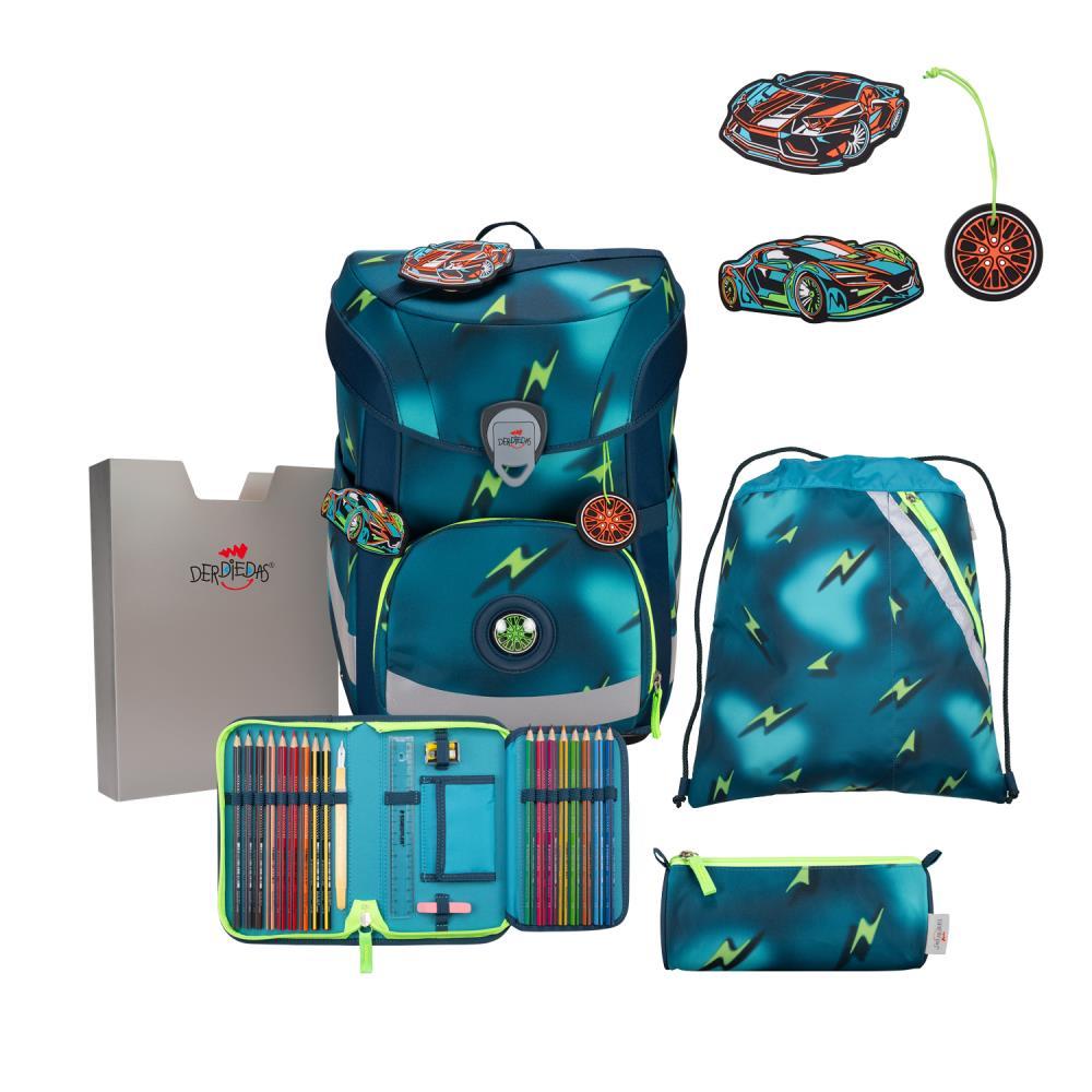 DerDieDas ErgoFlex Superlight Magic Light Schulrucksack Set 5tlg.