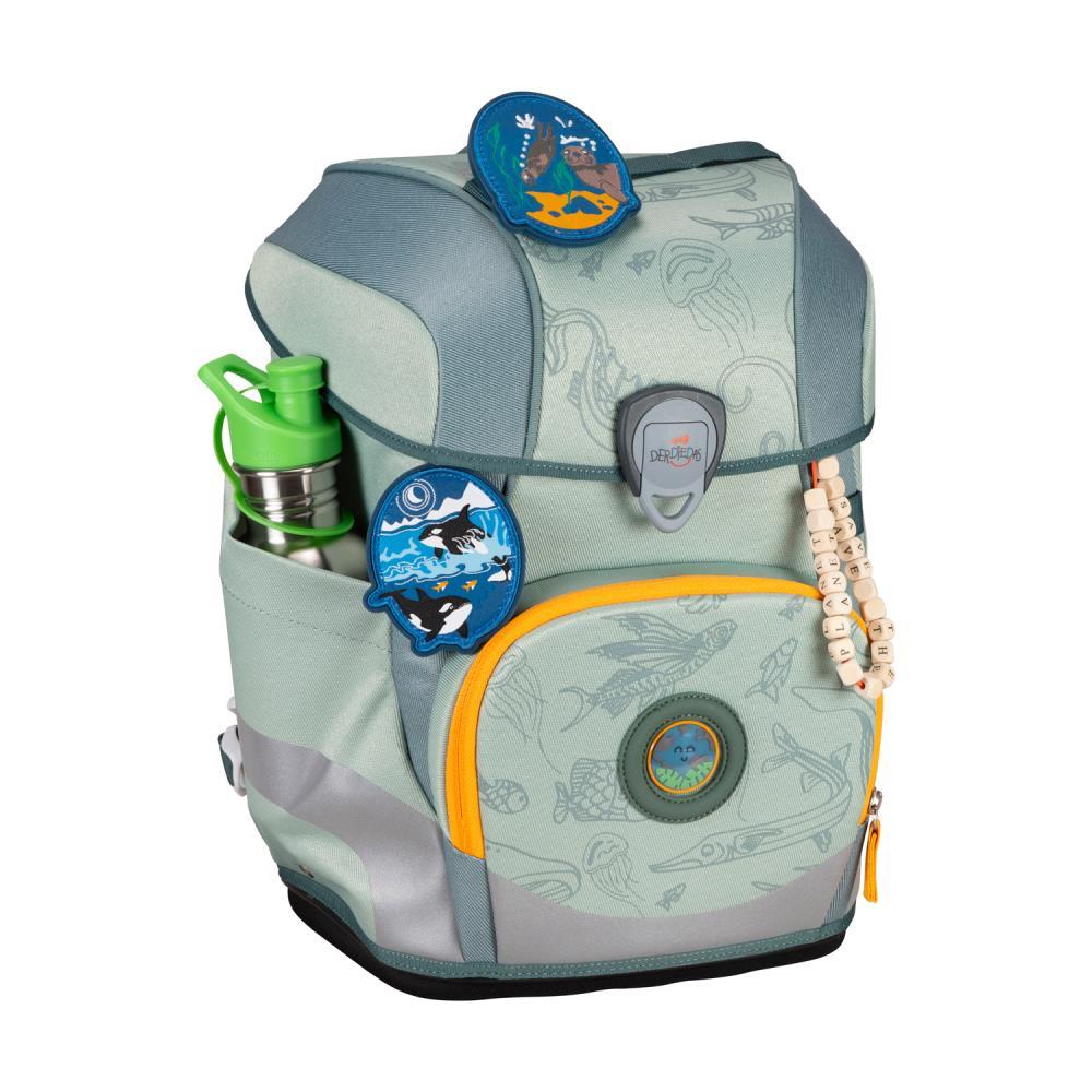 DerDieDas ErgoFlex Tiny ECO Grey Planet Limited Edition Schulranzen Set 5tlg.