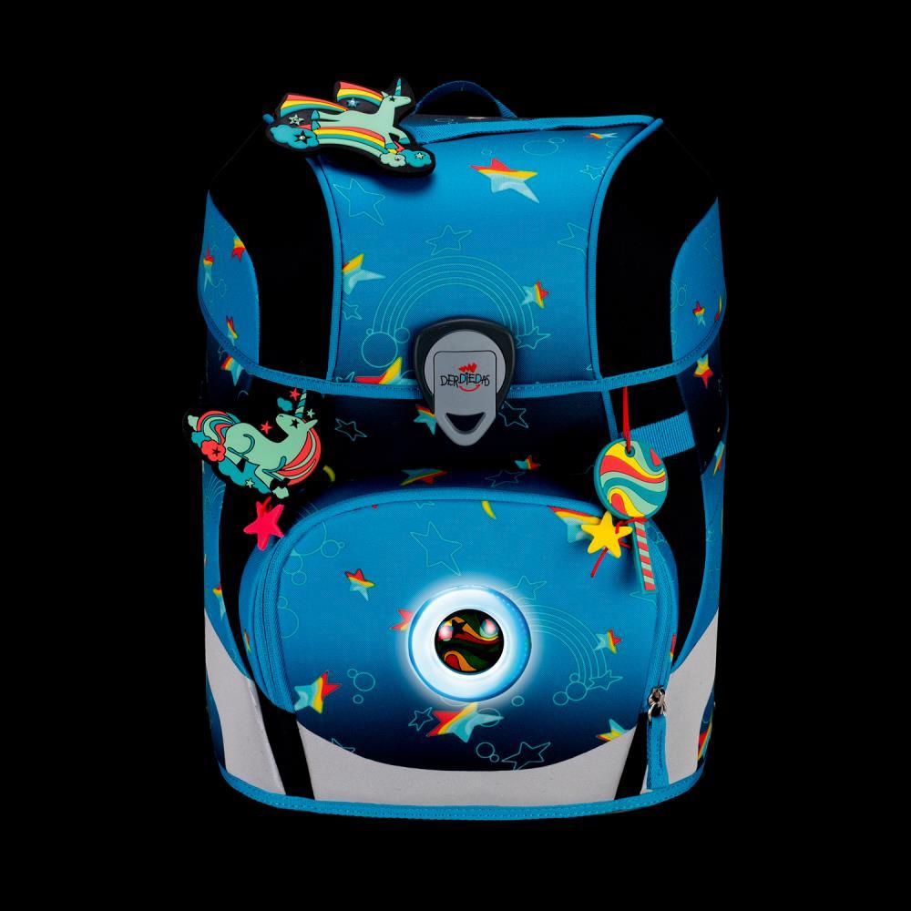 DerDieDas ErgoFlex Tiny LED Rainbow Star Limited Edition Schulranzen Set 5tlg.