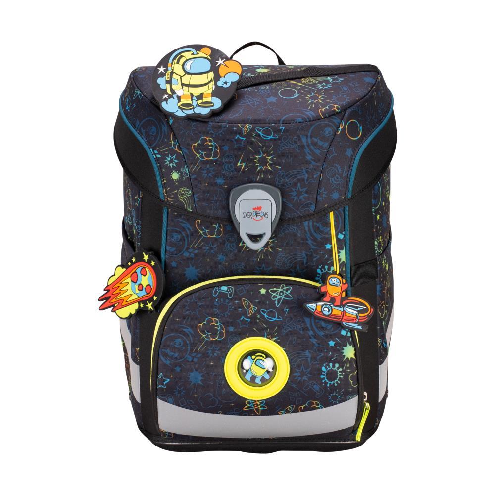 DerDieDas ErgoFlex Easy LED Crazy Limited Edition Schulranzen Set 5tlg.