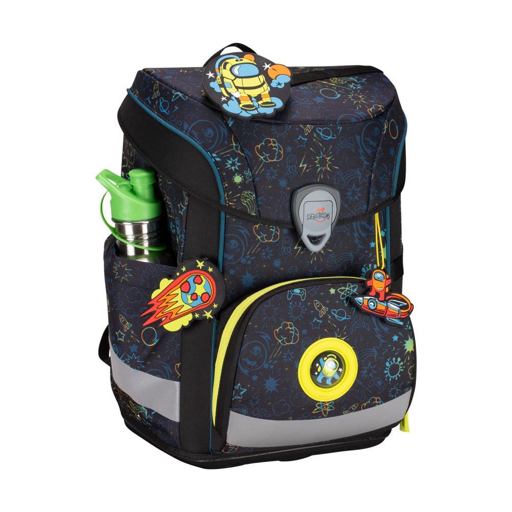 DerDieDas ErgoFlex Easy LED Crazy Limited Edition Schulranzen Set 5tlg.