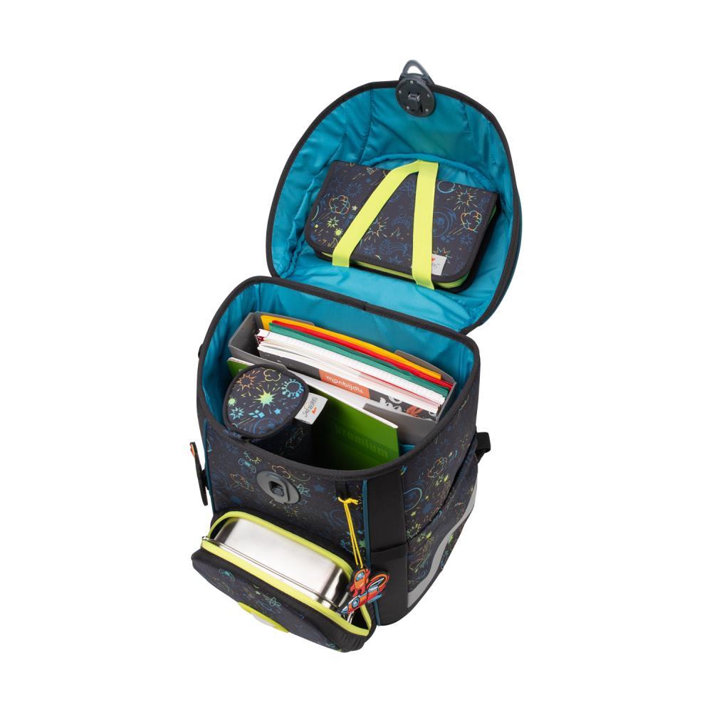 DerDieDas ErgoFlex Easy LED Crazy Limited Edition Schulranzen Set 5tlg.