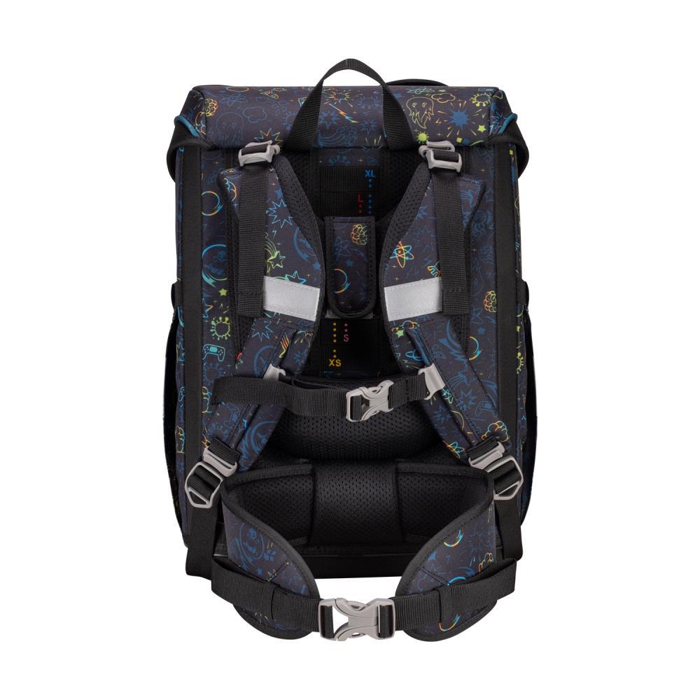 DerDieDas ErgoFlex Easy LED Crazy Limited Edition Schulranzen Set 5tlg.