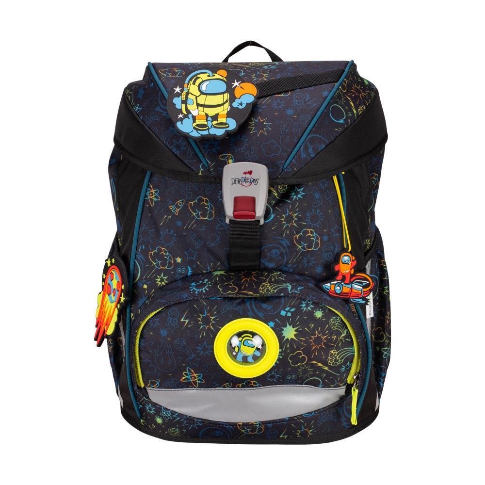 DerDieDas ErgoFlex LED Crazy Limited Edition Schulrucksack Set 5tlg.
