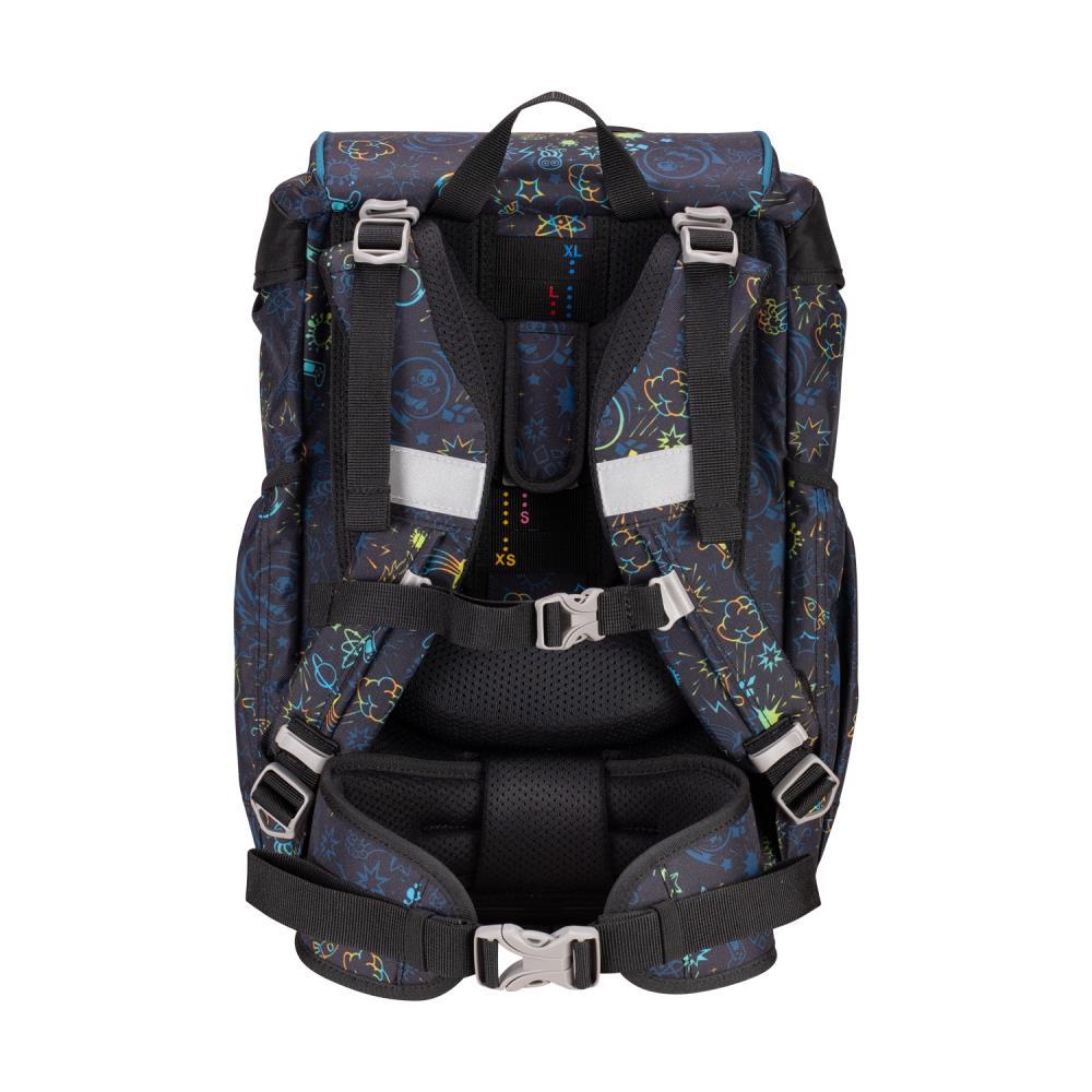 DerDieDas ErgoFlex LED Crazy Limited Edition Schulrucksack Set 5tlg.