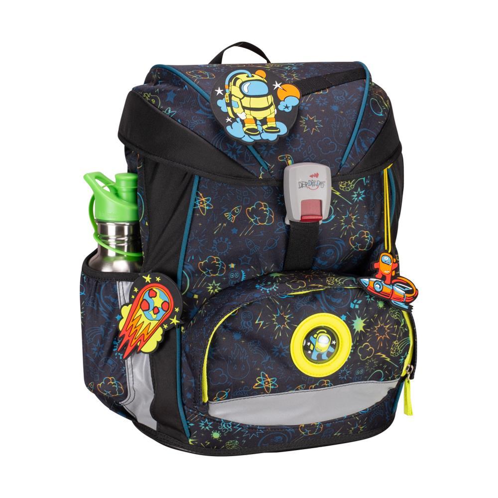 DerDieDas ErgoFlex LED Crazy Limited Edition Schulrucksack Set 5tlg.