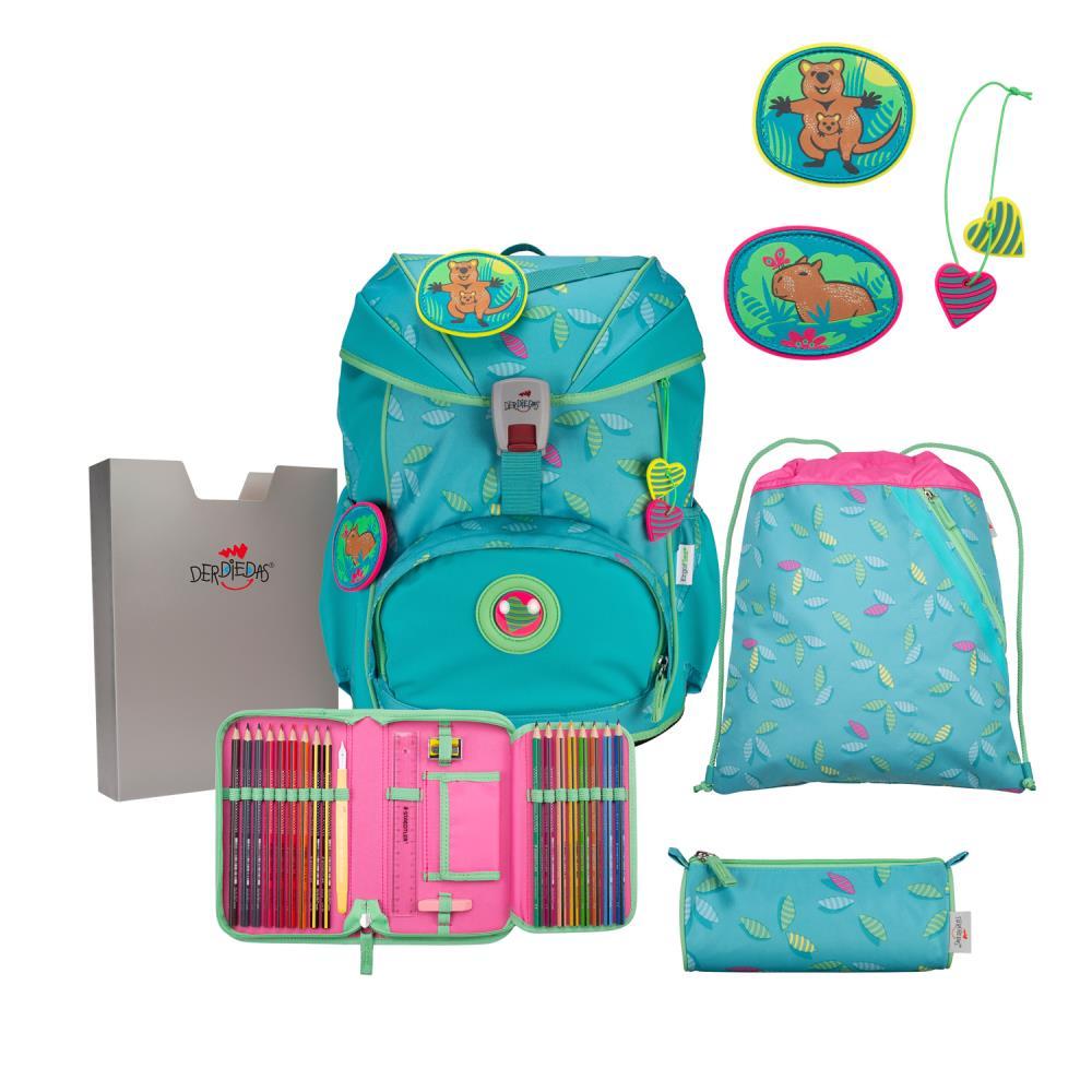 DerDieDas ErgoFlex Superflash Paradise Limited Edition Schulrucksack Set 5tlg.