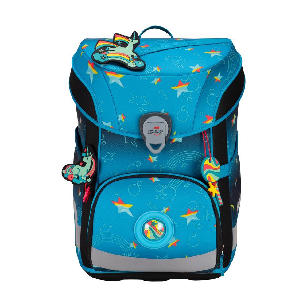 DerDieDas ErgoFlex Easy LED Rainbow Star Limited Edition Schulranzen Set 5tlg.