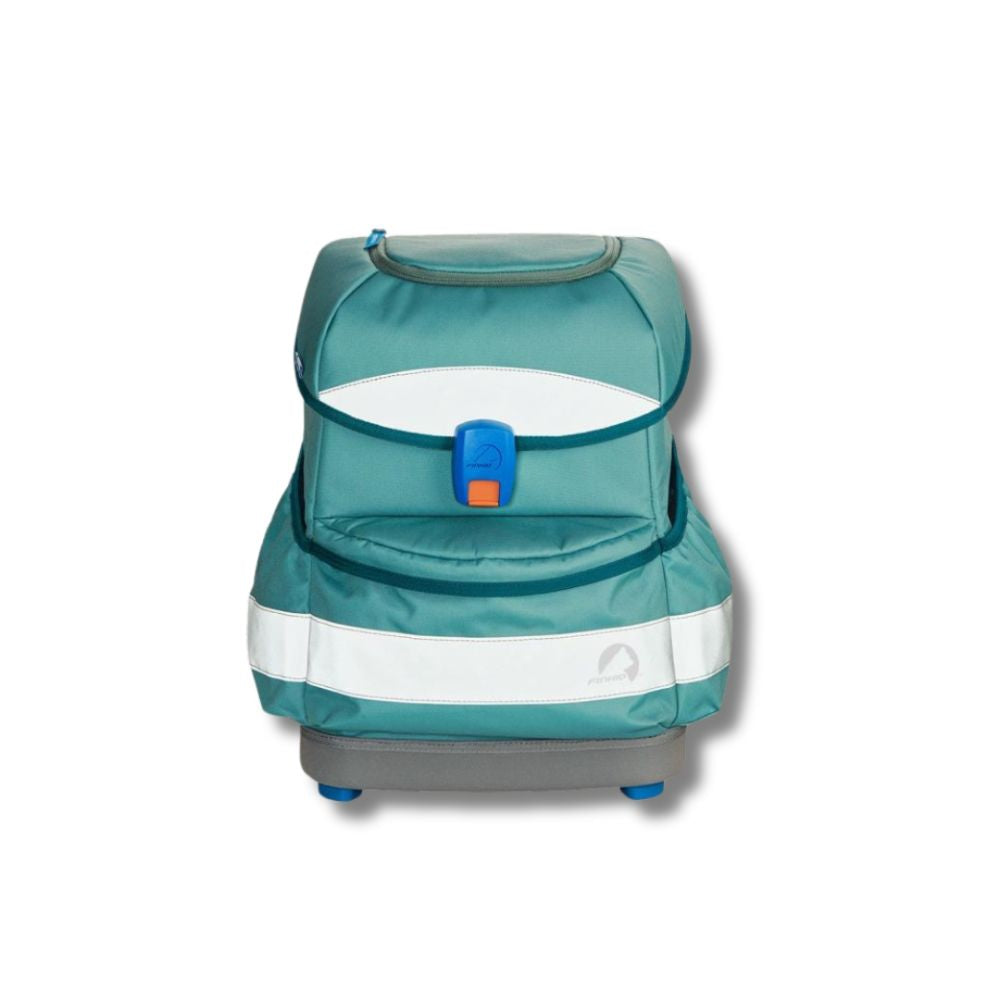 Finkid Buddy Classic Trellis Deep Teal Schulranzen Set 4tlg.