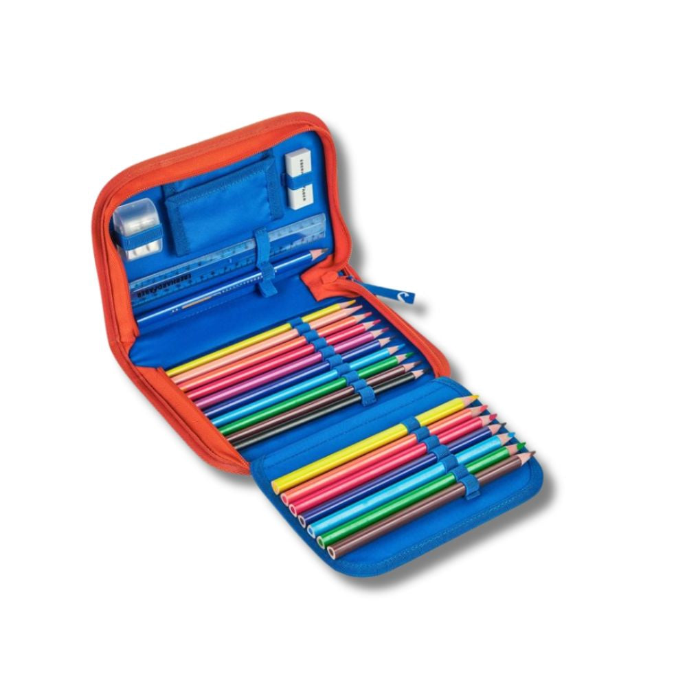 Finkid Buddy Classic Beet Red Chilli Schulranzen Set 4tlg.