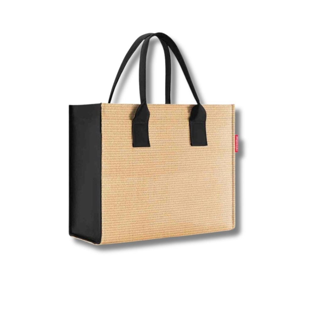 Reisenthel Daily Shopper Raffia Black Einkaufstasche