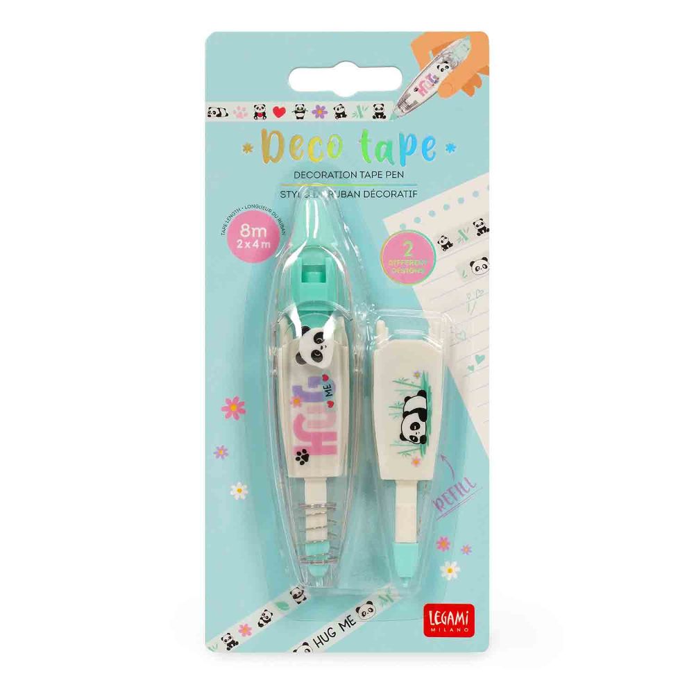 Legami Stifte Dekoband Stift Panda Weihnachtsedition Set 2tlg.