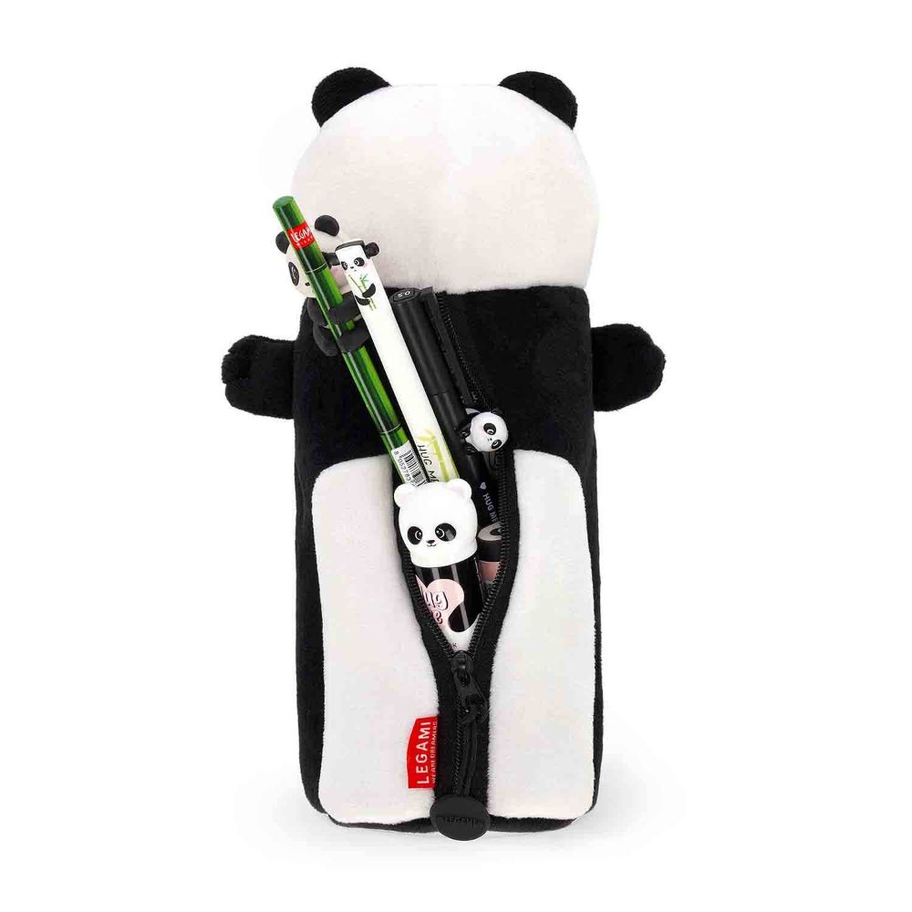 Legami Stifte Etui Plüsch Panda Weihnachtsedition Set 2tlg.