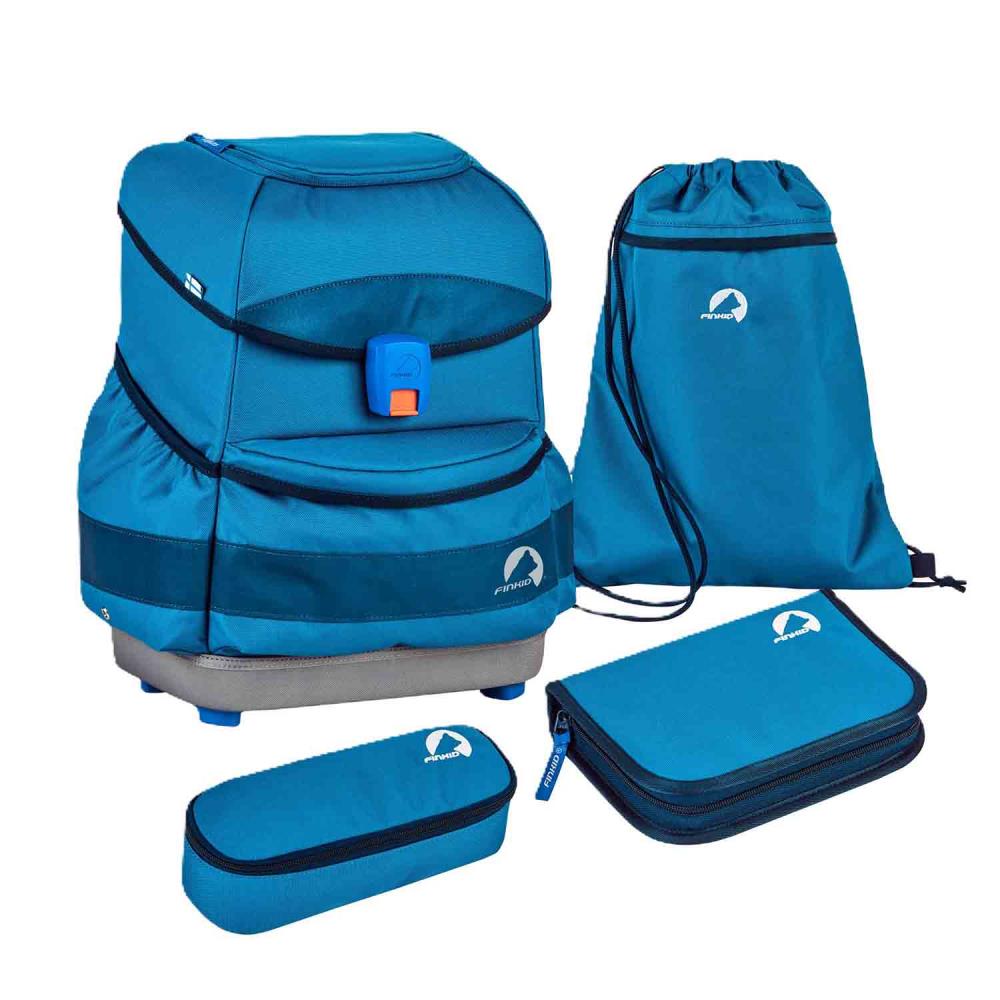 Finkid Buddy Classic Seaport Navy Schulranzen Set 4tlg.