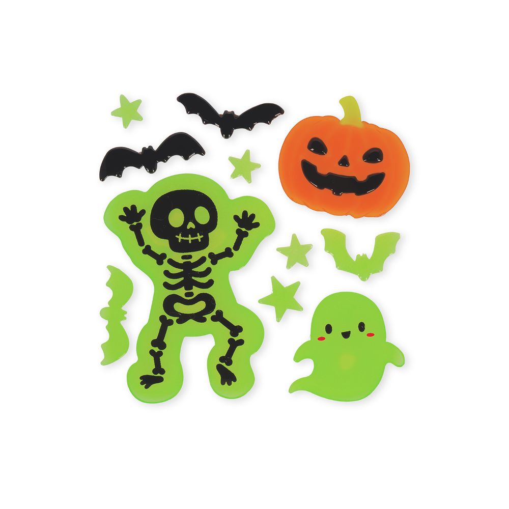 Legami Halloween Fenstersticker Window-Glow Skelett