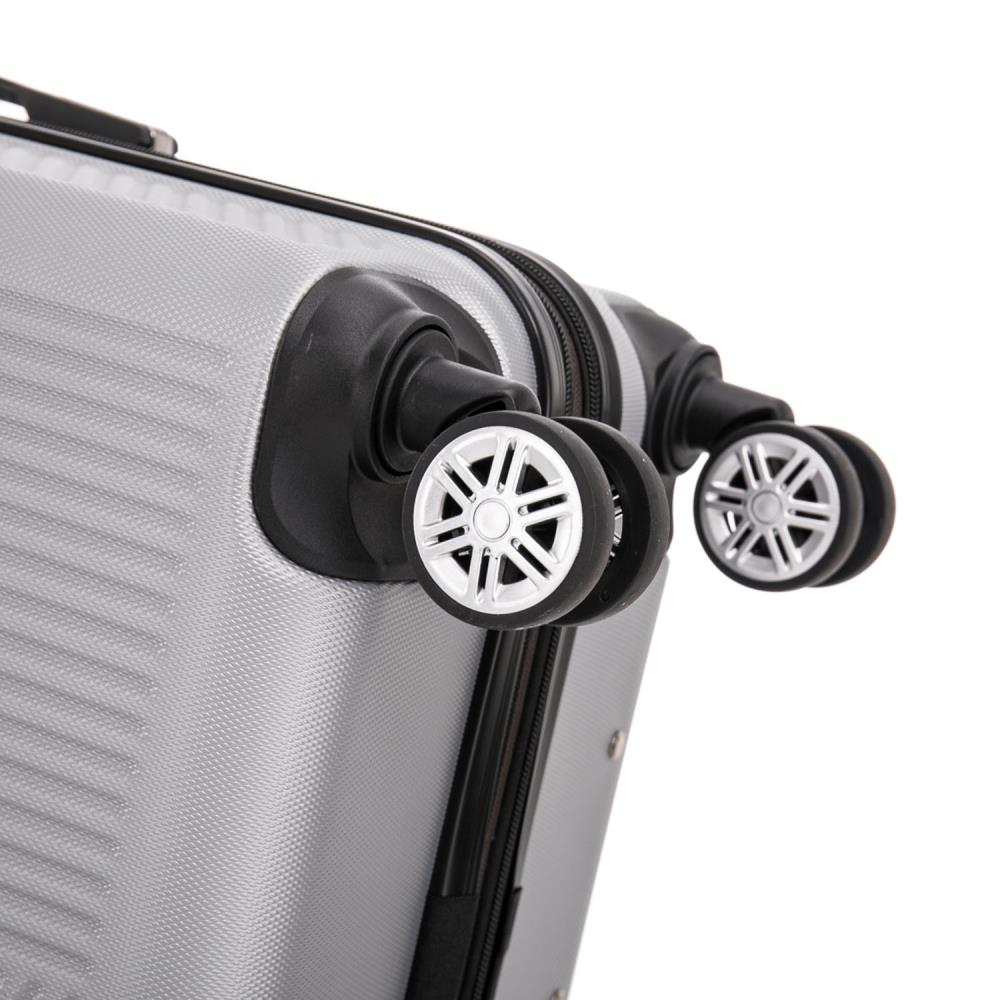 Herolite Hongkong Schwarz 4-Doppelrollen Trolley Set 4tlg.