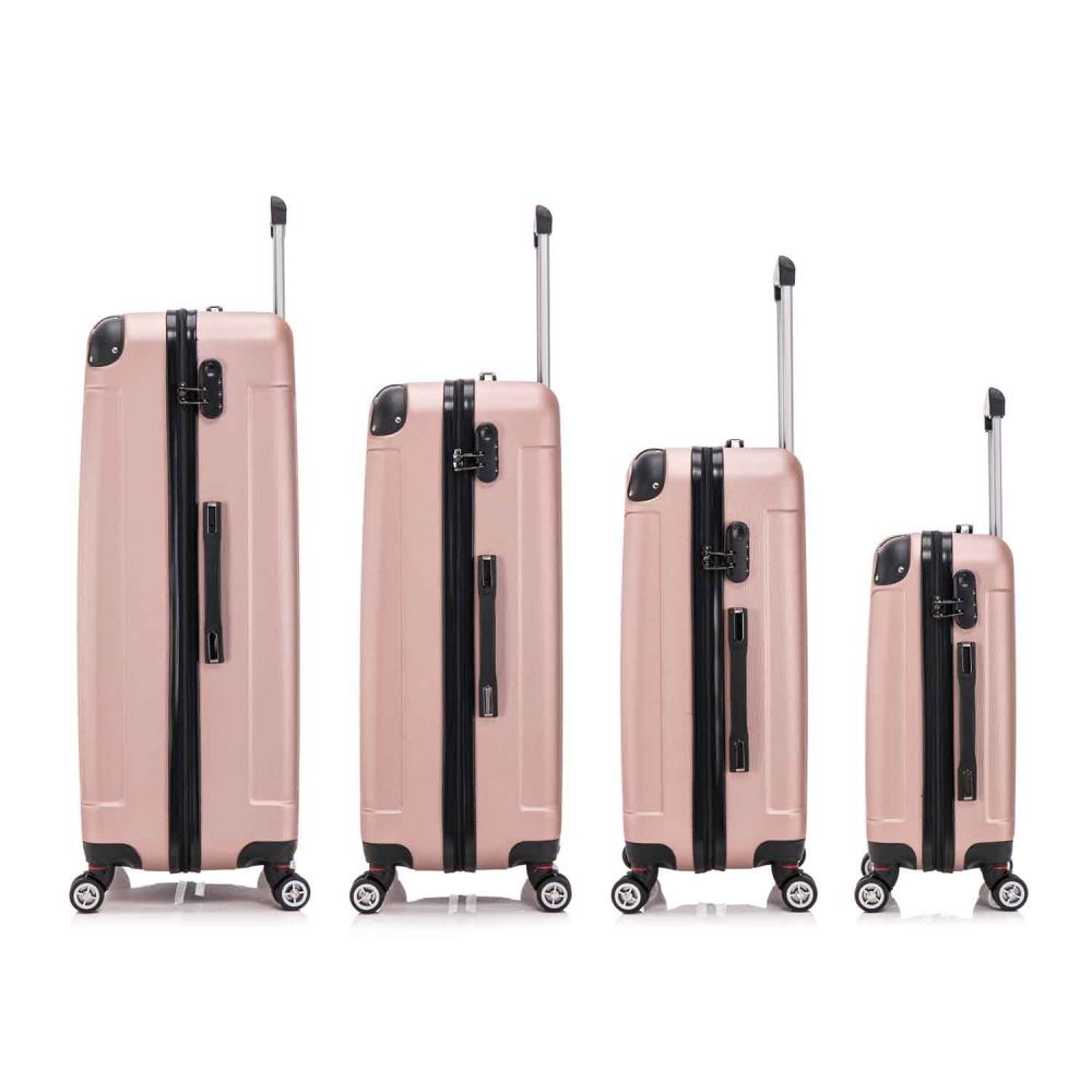 Herolite Tokio Alt Rosa 4-Doppelrollen Trolley Set 4tlg.