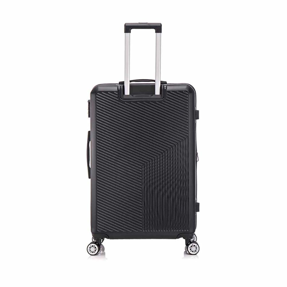 Herolite Berlin Schwarz 4-Doppelrollen Trolley L 77 cm