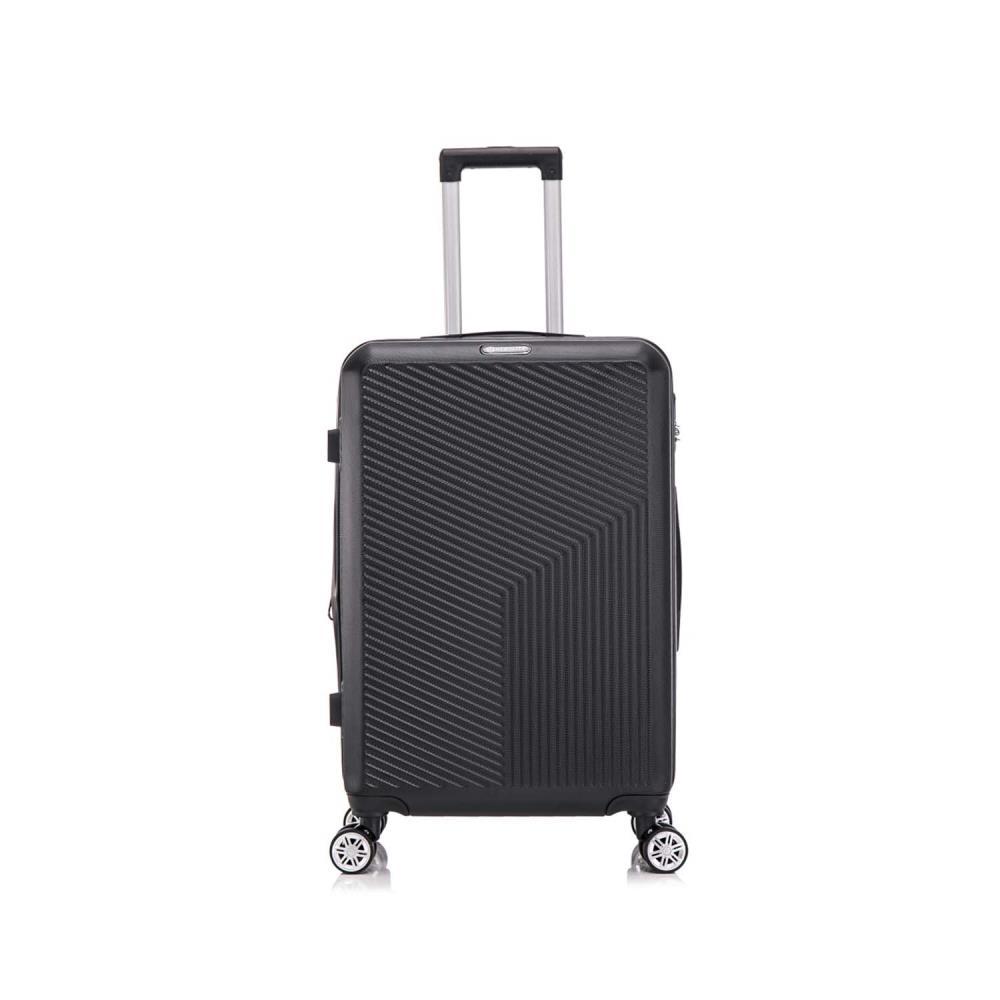 Herolite Berlin Schwarz 4-Doppelrollen Trolley M 67 cm