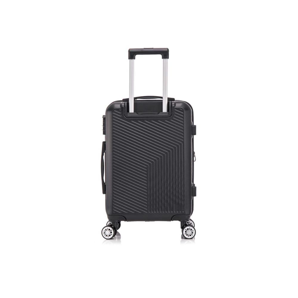 Herolite Berlin Schwarz 4-Doppelrollen Trolley S 57 cm