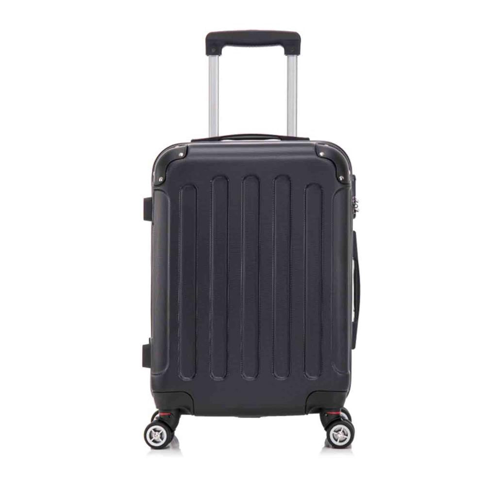 Herolite Hongkong Schwarz 4-Doppelrollen Trolley Set 4tlg.