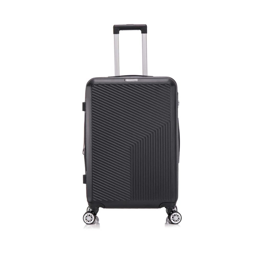 Herolite Berlin Schwarz 4-Doppelrollen Trolley L 77 cm