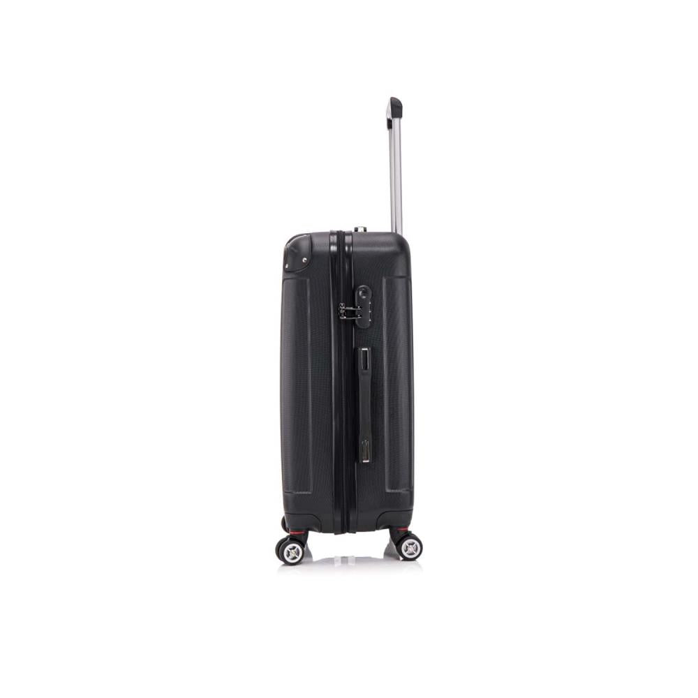 Herolite Hongkong Schwarz 4-Doppelrollen Trolley M 67 cm