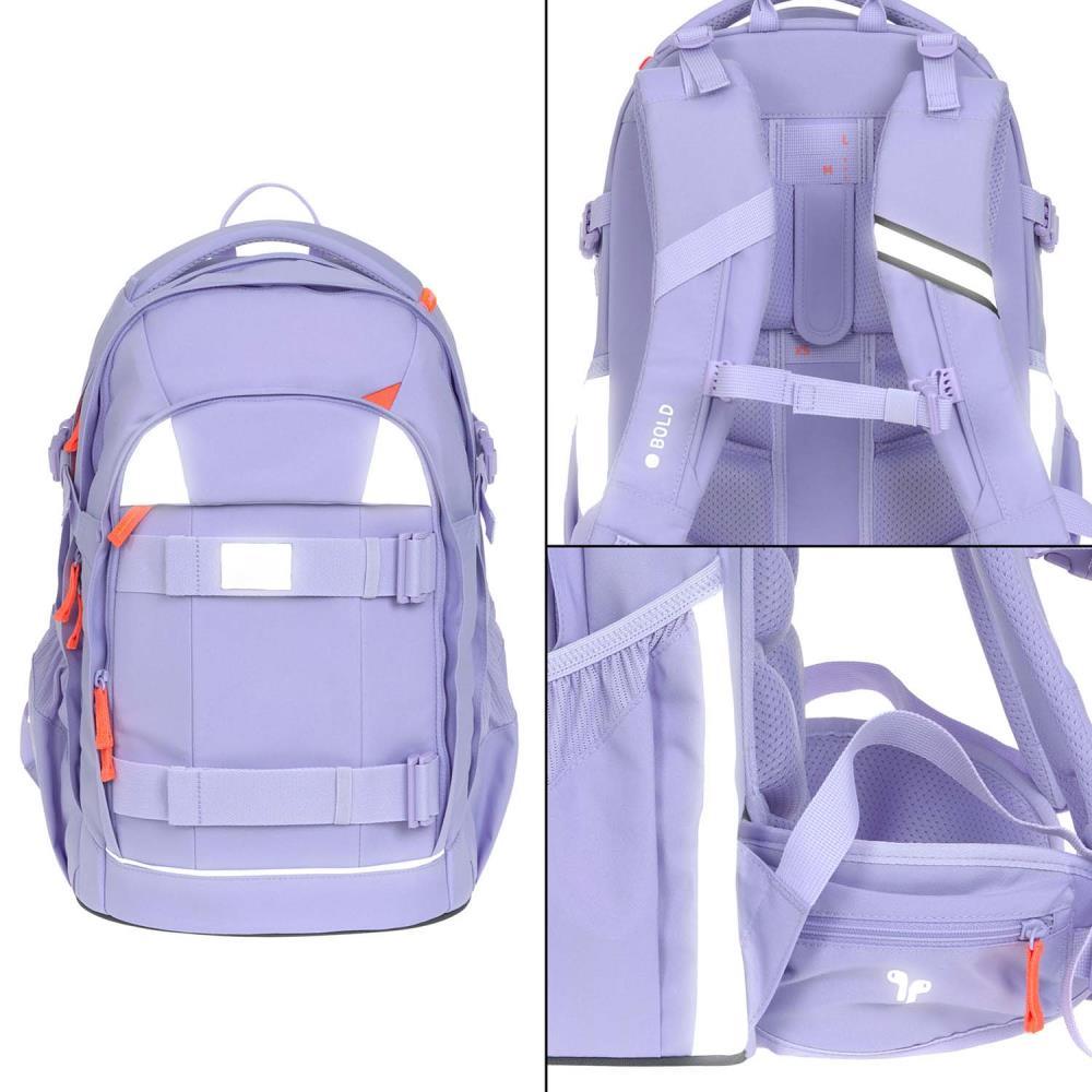 Lässig Bold Origin Lavender Schulrucksack