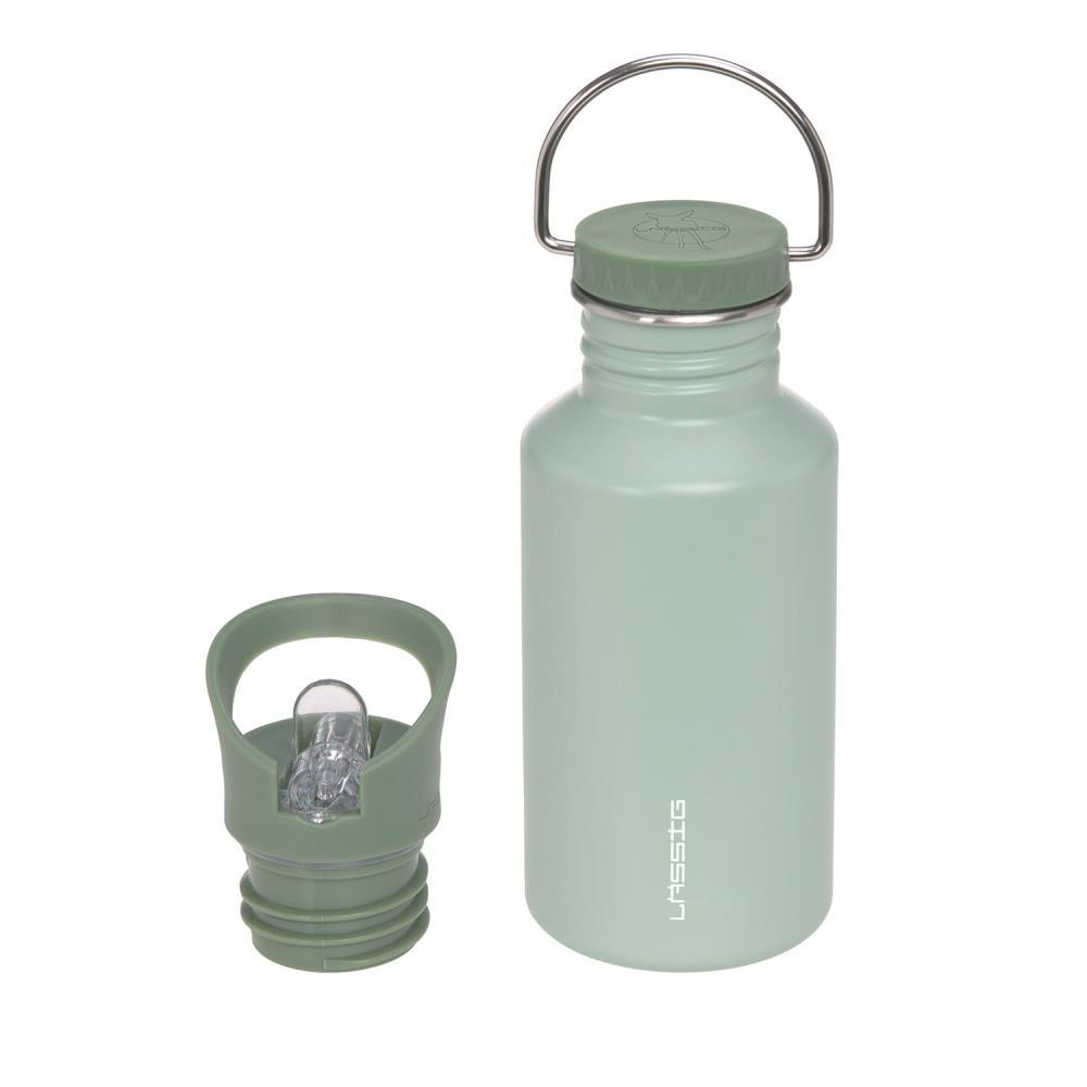 Lässig Unique Steel Green Edelstahl Trinkflasche