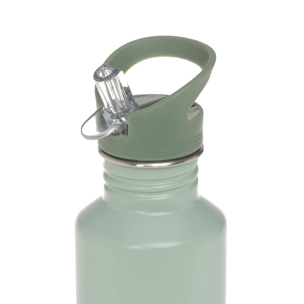 Lässig Unique Steel Green Edelstahl Trinkflasche