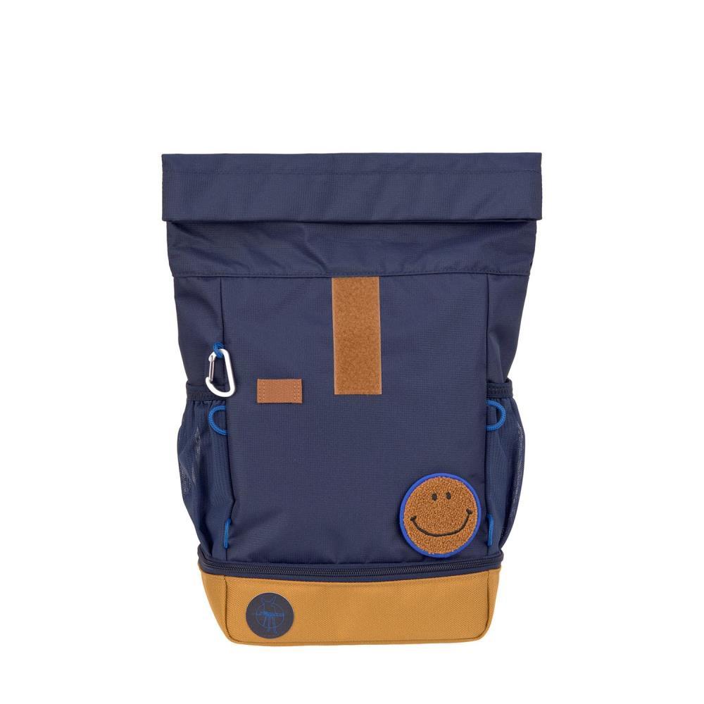 Lässig Mini Happy Prints Little Gang Navy Rolltop Kindergartenrucksack