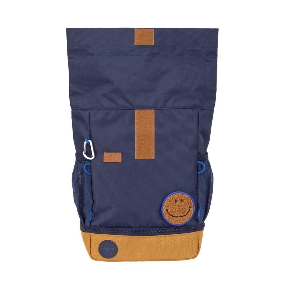 Lässig Mini Happy Prints Little Gang Navy Rolltop Kindergartenrucksack