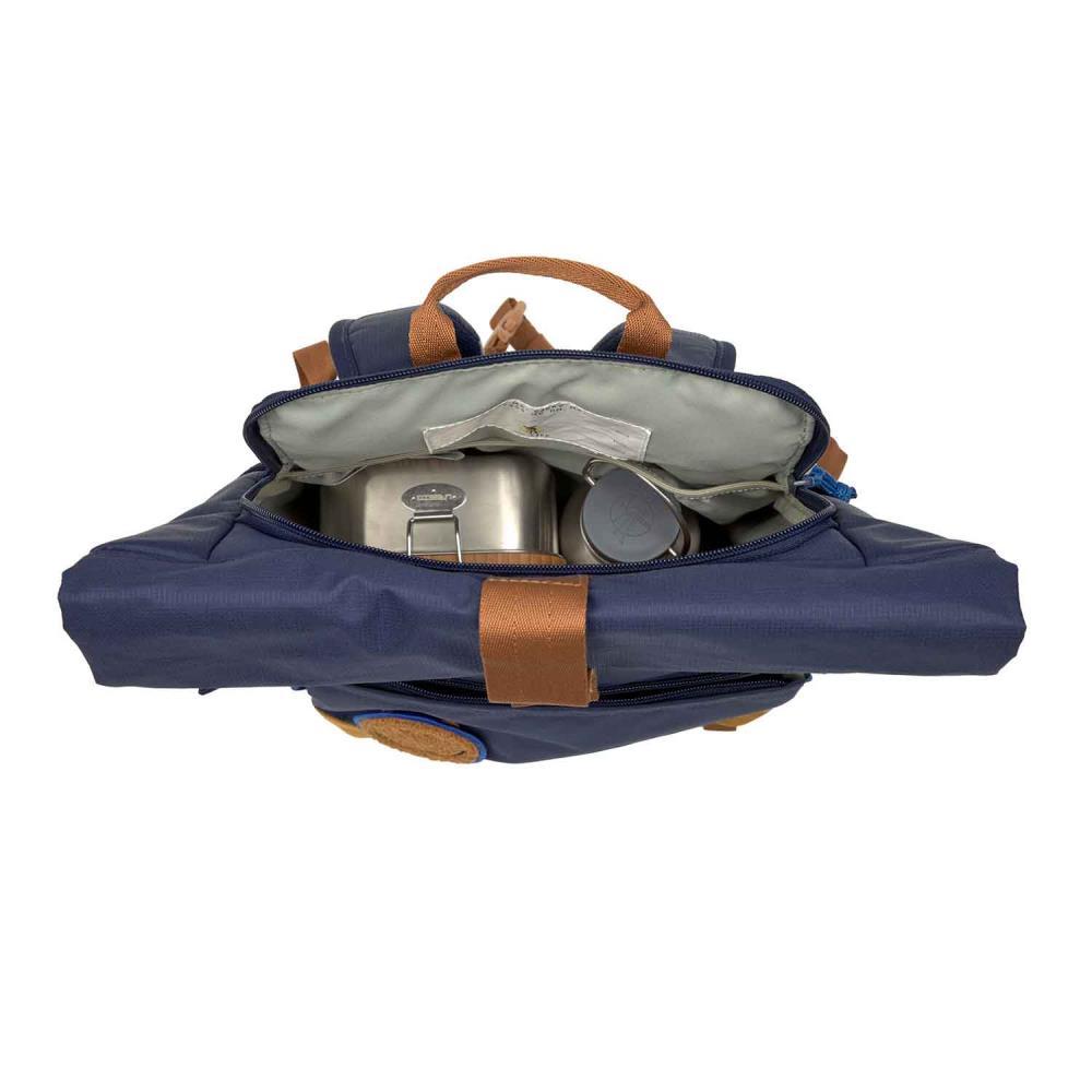 Lässig Medium Happy Prints Little Gang Navy Rolltop Kindergartenrucksack