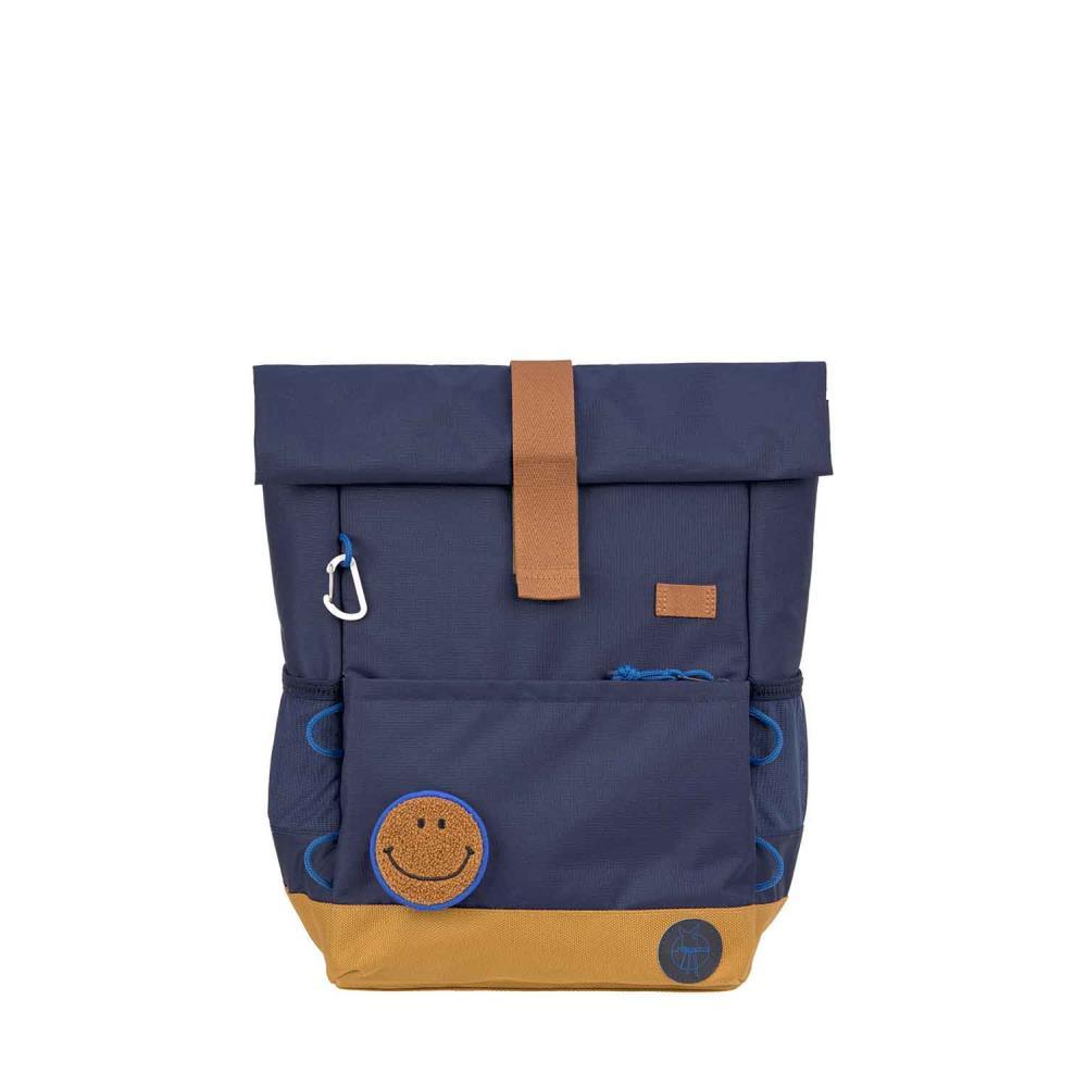 Lässig Medium Happy Prints Little Gang Navy Rolltop Kindergartenrucksack
