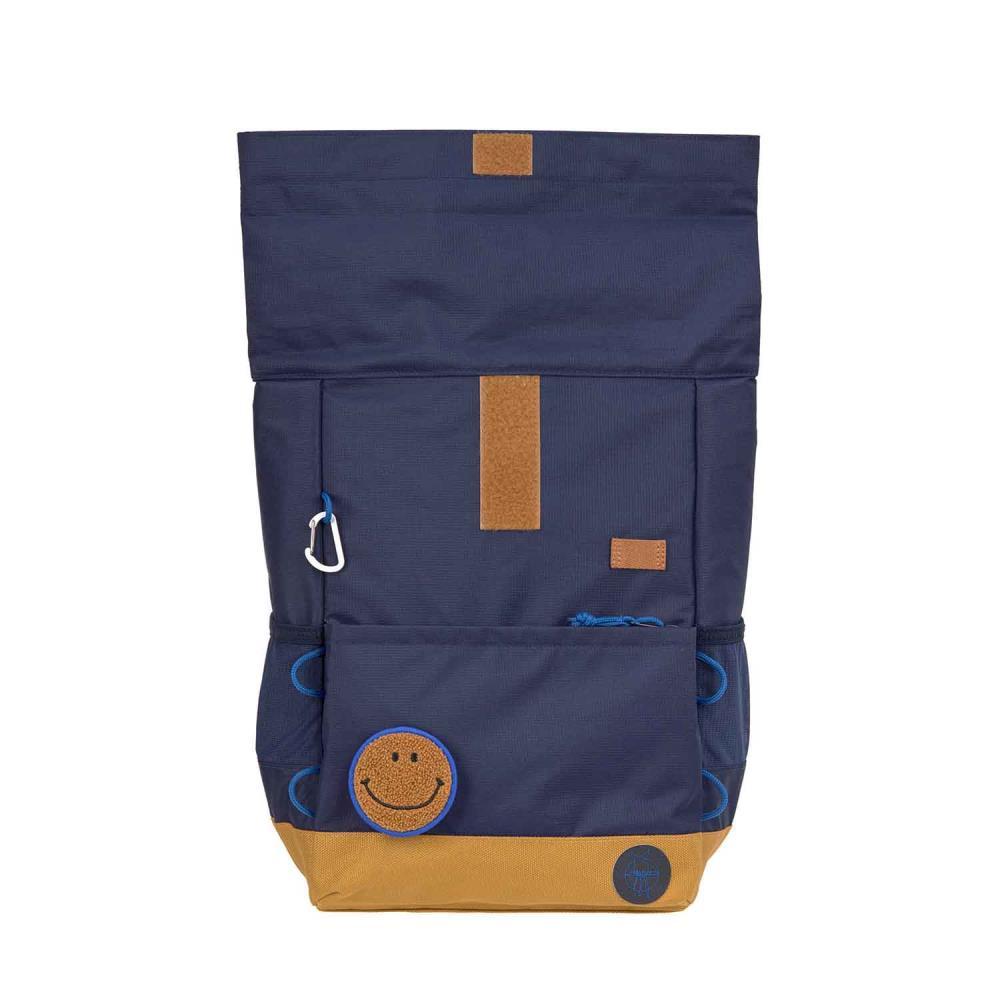 Lässig Medium Happy Prints Little Gang Navy Rolltop Kindergartenrucksack