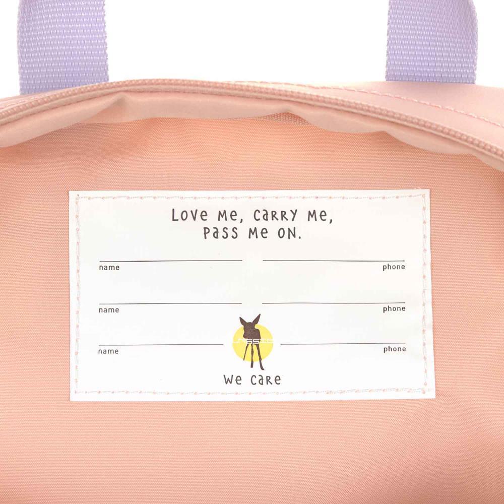 Lässig Mini Square Little Gang Cherry Peach Kinderrucksack