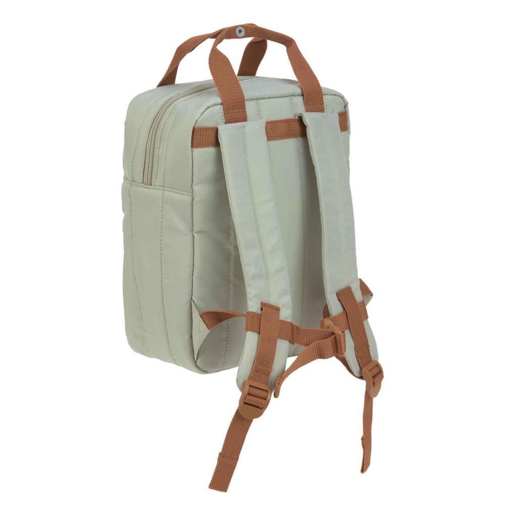 Lässig Mini Square Little Gang Light Khaki Kinderrucksack