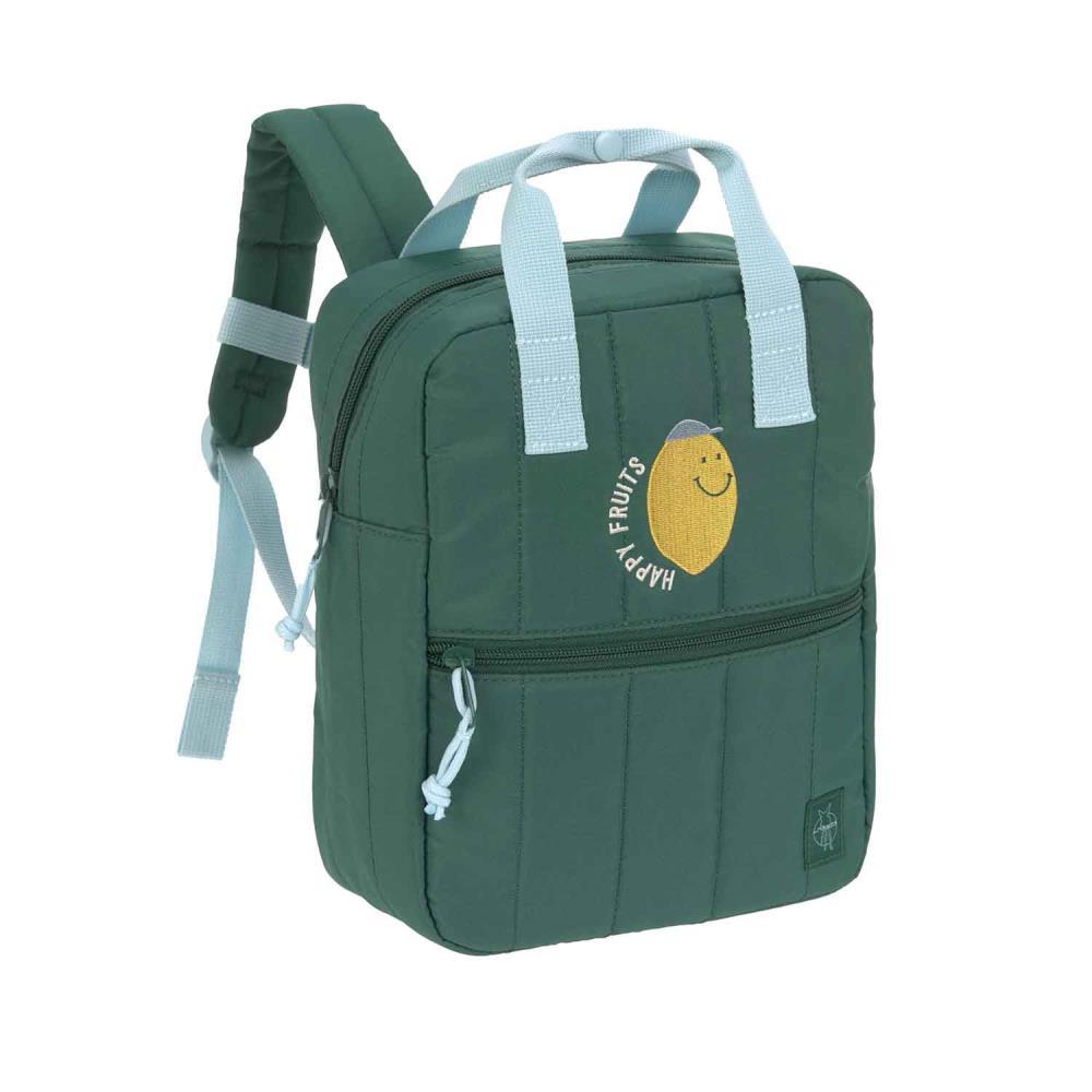 Lässig Mini Square Little Gang Lemon Dark Green Kinderrucksack