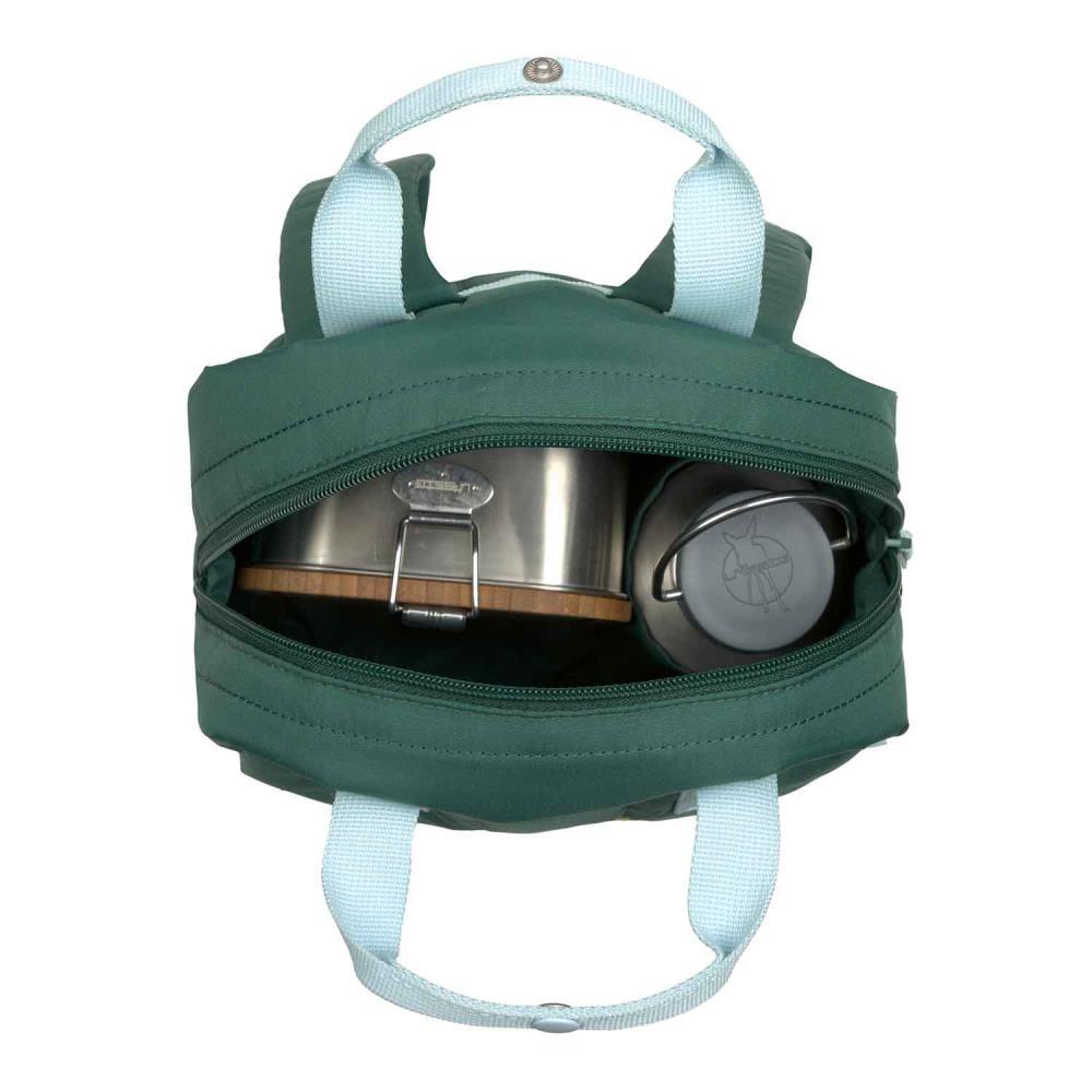 Lässig Mini Square Little Gang Lemon Dark Green Kinderrucksack