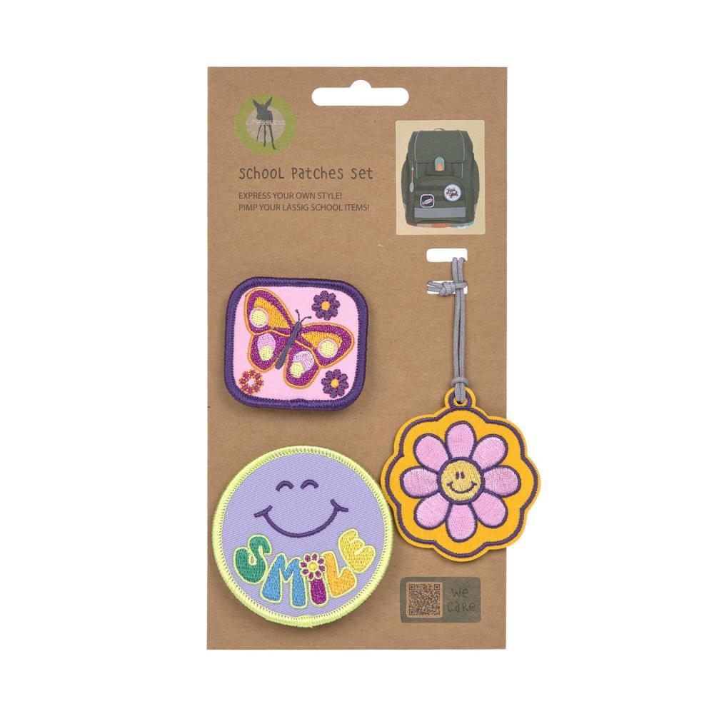 Lässig Flowers School Patches Set 3tlg.