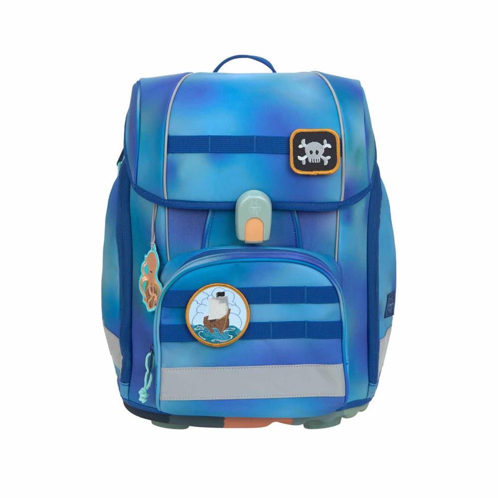 Lässig Boxy Unique Gradient Green Blue Schulranzen Set 7tlg.