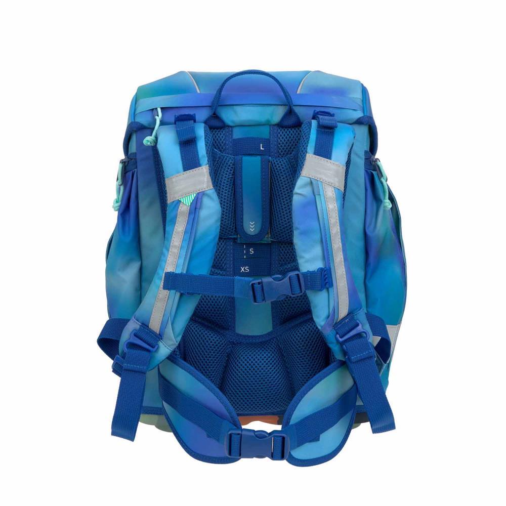 Lässig Boxy Unique Gradient Green Blue Schulranzen Set 7tlg.