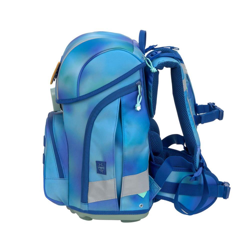 Lässig Boxy Unique Gradient Green Blue Schulranzen Set 7tlg.