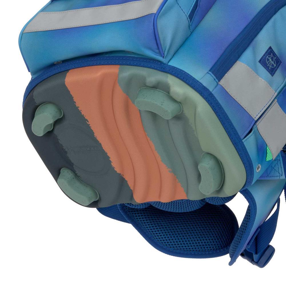 Lässig Boxy Unique Gradient Green Blue Schulranzen Set 7tlg.