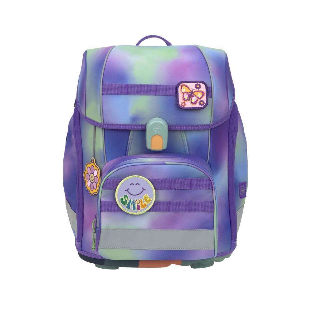 Lässig Boxy Unique Gradient Green Purple Schulranzen Set 7tlg.