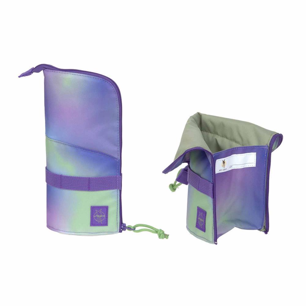 Lässig Boxy Unique Gradient Green Purple Schulranzen Set 7tlg.