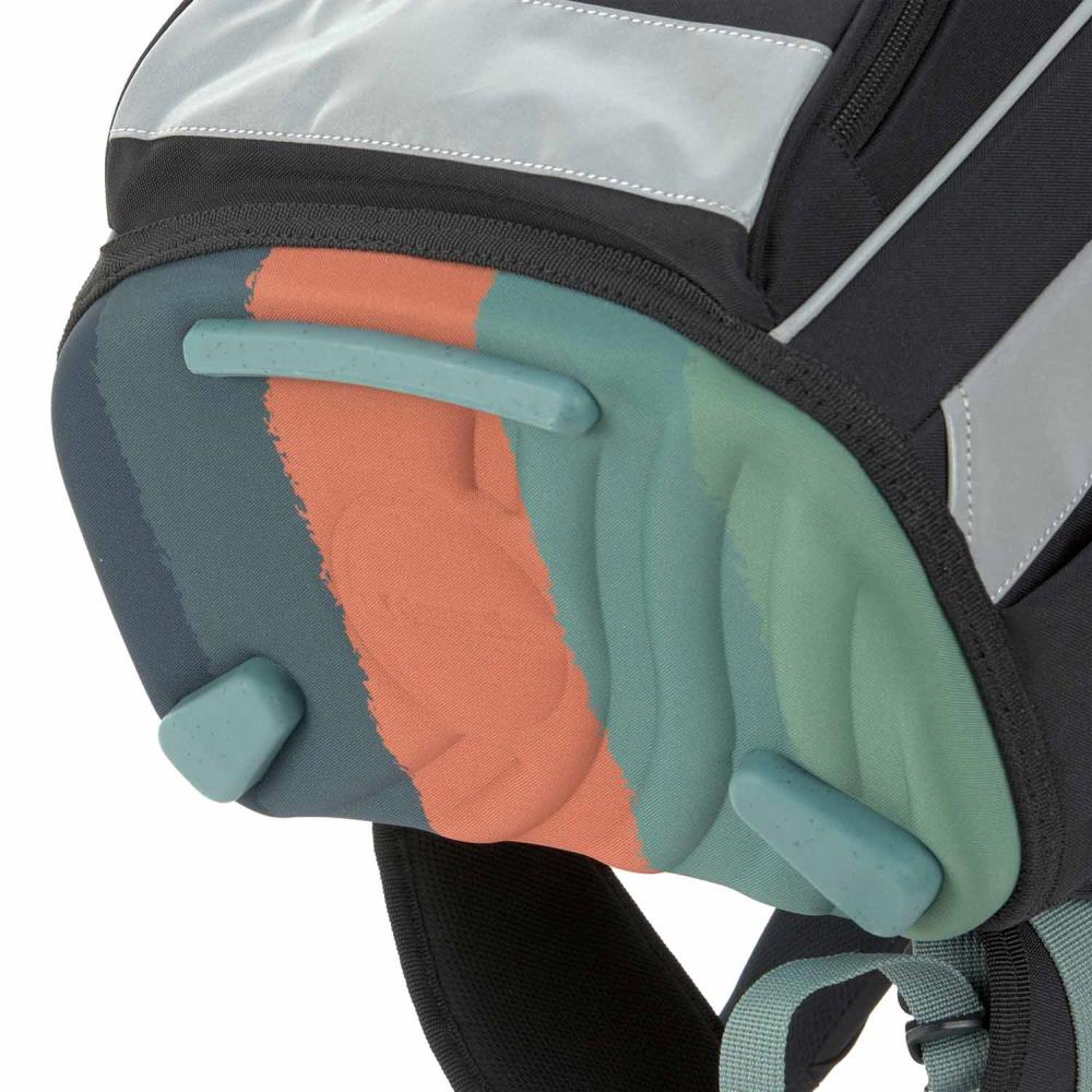 Lässig Slim Unique Black Schulranzen Set 7tlg.