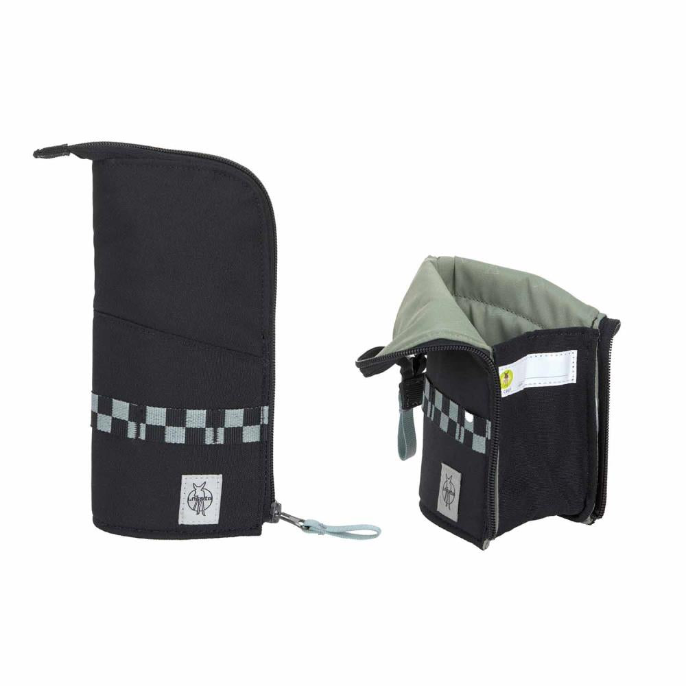 Lässig Slim Unique Black Schulranzen Set 7tlg.