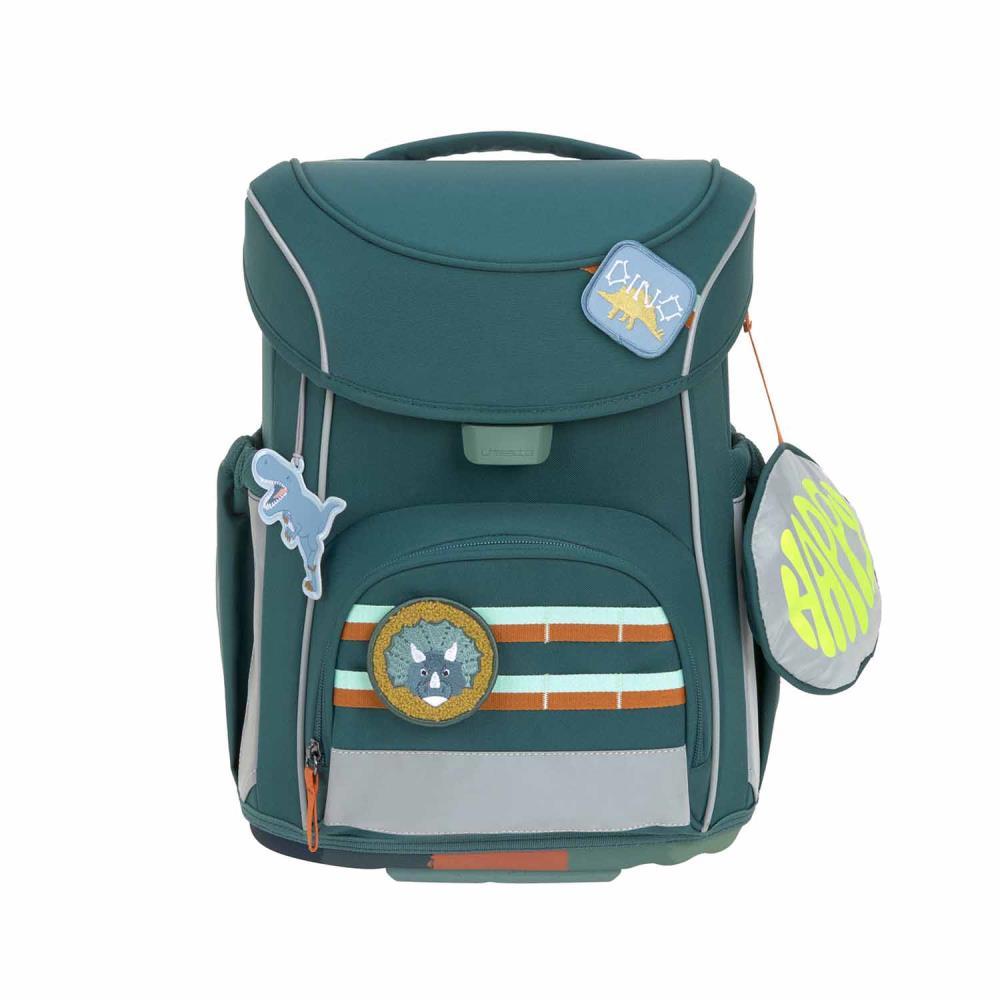 Lässig Slim Unique Dark Green Schulranzen Set 7tlg.