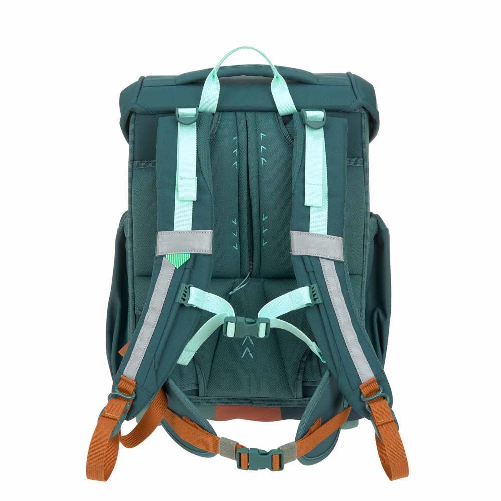 Lässig Slim Unique Dark Green Schulranzen Set 7tlg.